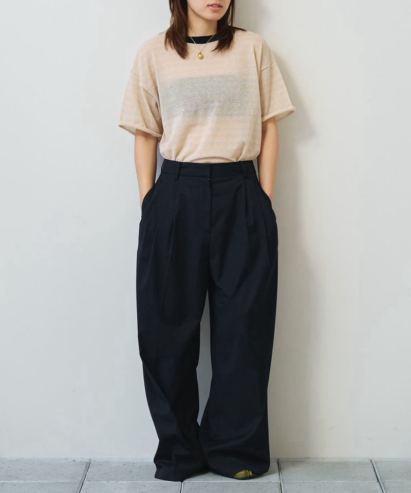 2027年2月下旬～3月中旬頃入荷予定【TODAYFUL / トゥデイフル】Lightweight Tuck Trousers / ライトウェイトタックトラウザーズ