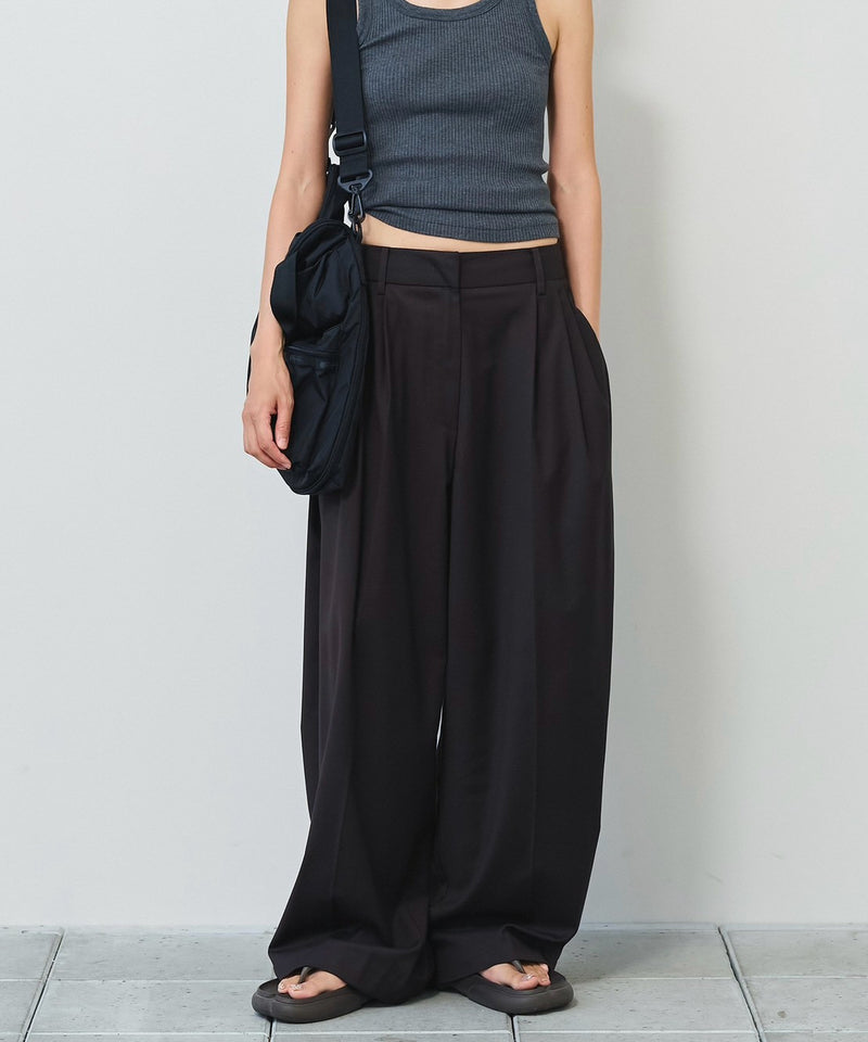 2027年2月下旬～3月中旬頃入荷予定【TODAYFUL / トゥデイフル】Lightweight Tuck Trousers / ライトウェイトタックトラウザーズ