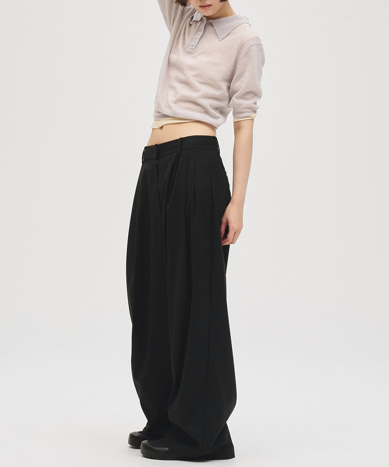 2027年2月下旬～3月中旬頃入荷予定【TODAYFUL / トゥデイフル】Lightweight Tuck Trousers / ライトウェイトタックトラウザーズ