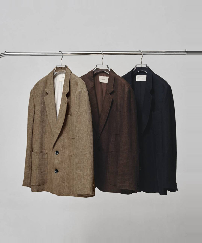 2027年3月上旬～下旬頃入荷予定【TODAYFUL / トゥデイフル】Boyfriend Linen Jacket / ボーイフレンドリネンジャケット