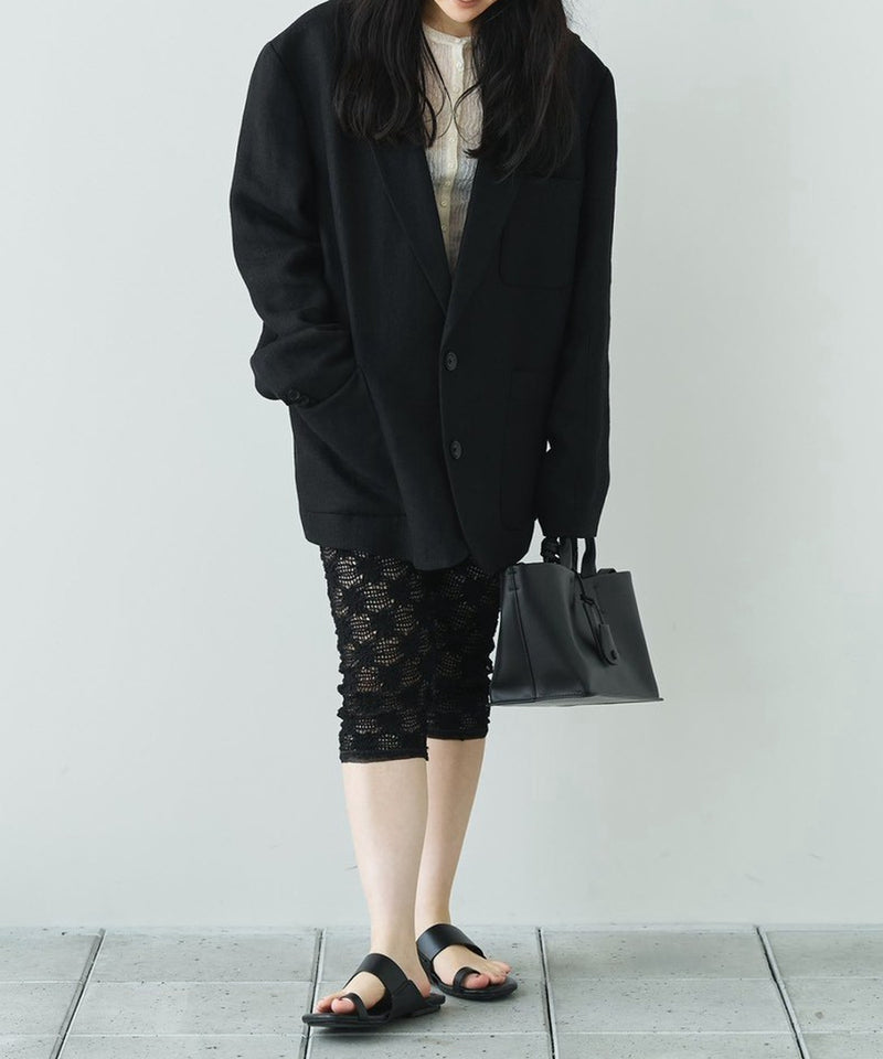 2027年3月上旬～下旬頃入荷予定【TODAYFUL / トゥデイフル】Boyfriend Linen Jacket / ボーイフレンドリネンジャケット