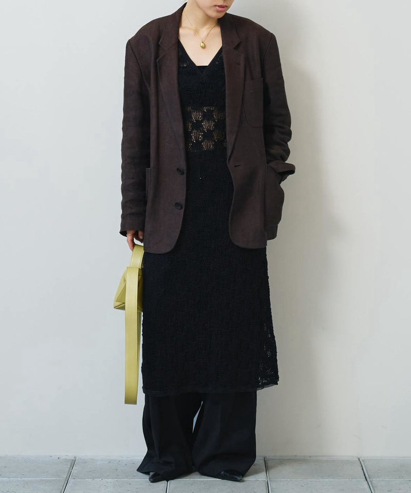 2027年3月上旬～下旬頃入荷予定【TODAYFUL / トゥデイフル】Boyfriend Linen Jacket / ボーイフレンドリネンジャケット