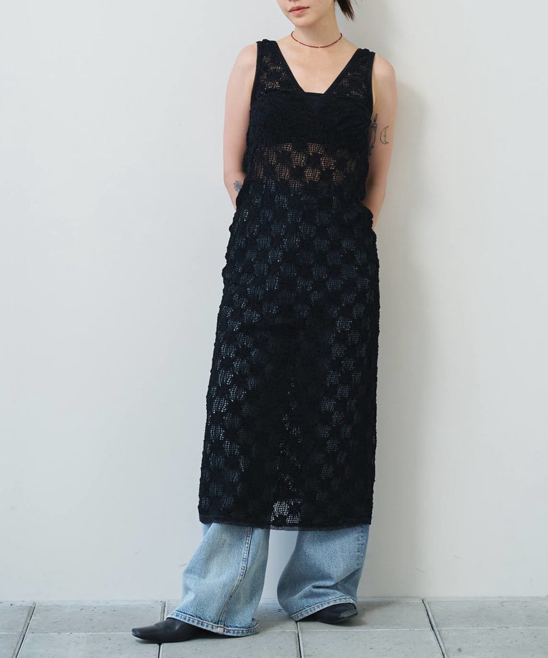 2027年4月中旬～5月上旬頃入荷予定【TODAYFUL / トゥデイフル】Shrink Lace Dress / シュリンクレースドレス