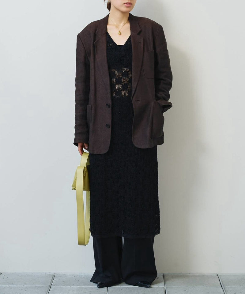 2027年4月中旬～5月上旬頃入荷予定【TODAYFUL / トゥデイフル】Shrink Lace Dress / シュリンクレースドレス