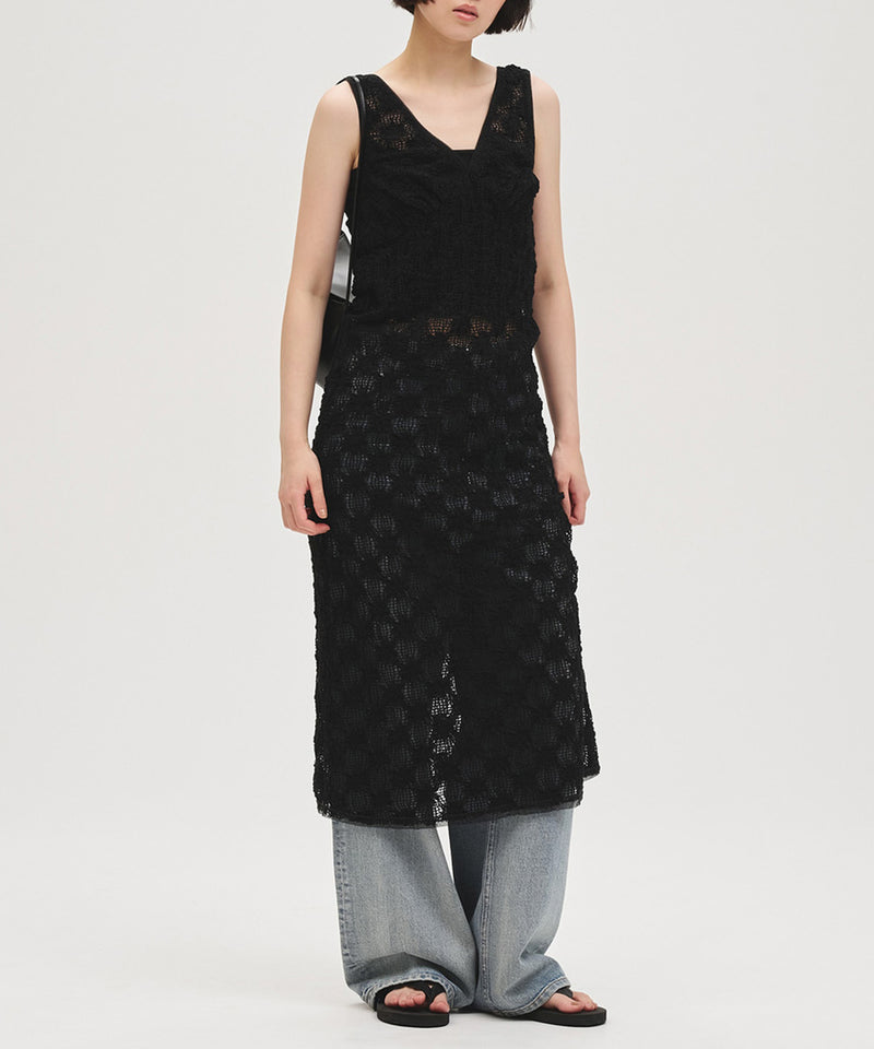 2027年4月中旬～5月上旬頃入荷予定【TODAYFUL / トゥデイフル】Shrink Lace Dress / シュリンクレースドレス