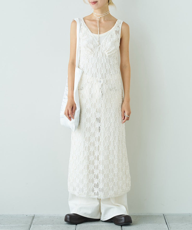 2027年4月中旬～5月上旬頃入荷予定【TODAYFUL / トゥデイフル】Shrink Lace Dress / シュリンクレースドレス