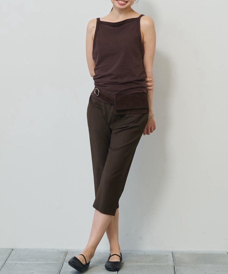 2027年5月上旬～下旬頃入荷予定【TODAYFUL / トゥデイフル】Squareneck Slub Camisole / スクエアネックスラブキャミソール