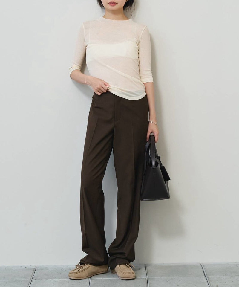 2027年4月中旬～5月上旬頃入荷予定【TODAYFUL / トゥデイフル】Sheer Fraice Tops / シアーフライストップス