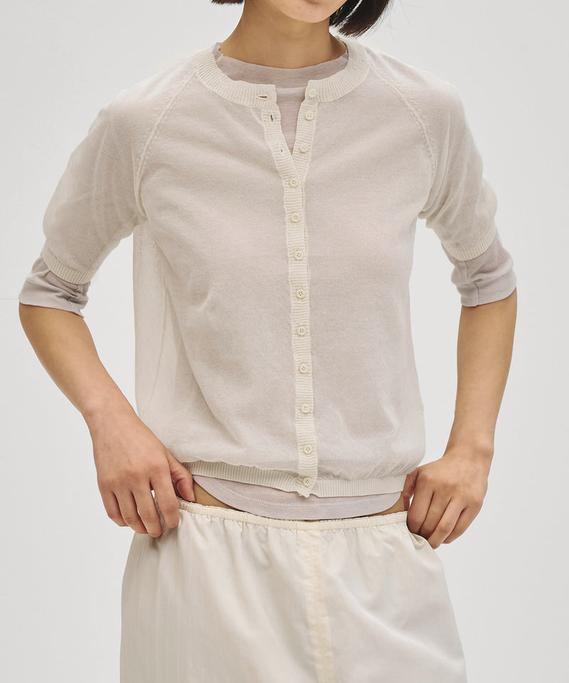 2027年4月中旬～5月上旬頃入荷予定【TODAYFUL / トゥデイフル】Sheer Fraice Tops / シアーフライストップス