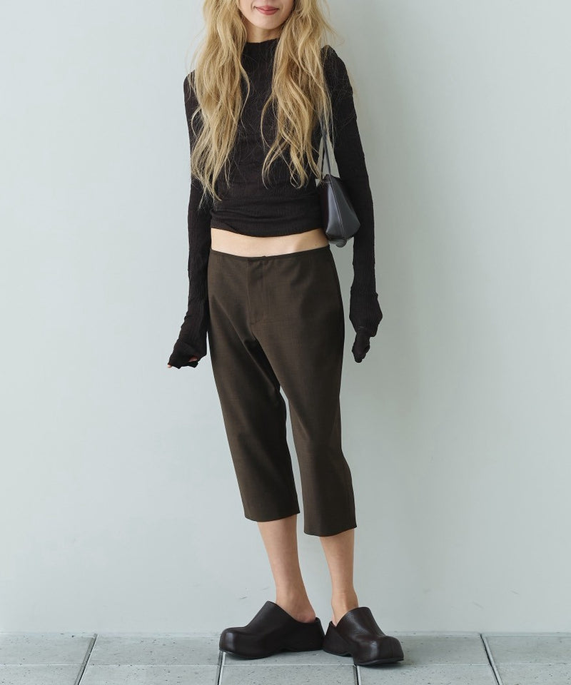 2027年3月中旬～4月上旬頃入荷予定【TODAYFUL / トゥデイフル】Washer Rib Long T-shirts / ウォッシャーリブロングTシャツ