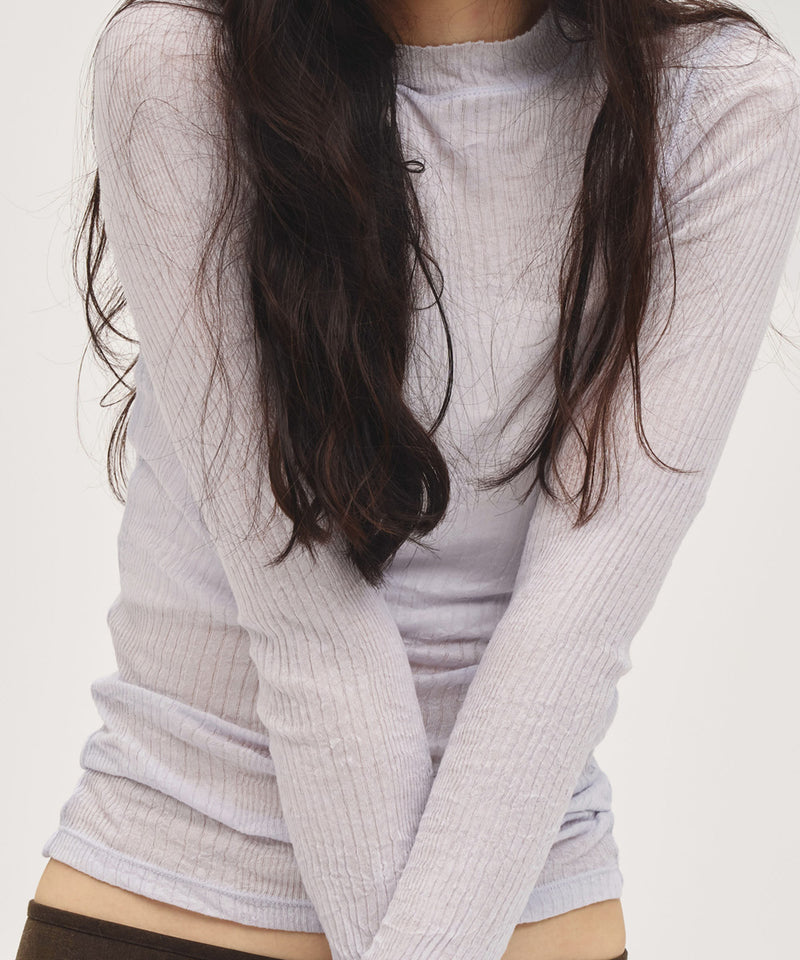 2027年3月中旬～4月上旬頃入荷予定【TODAYFUL / トゥデイフル】Washer Rib Long T-shirts / ウォッシャーリブロングTシャツ