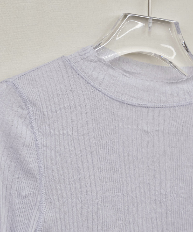 2027年3月中旬～4月上旬頃入荷予定【TODAYFUL / トゥデイフル】Washer Rib Long T-shirts / ウォッシャーリブロングTシャツ