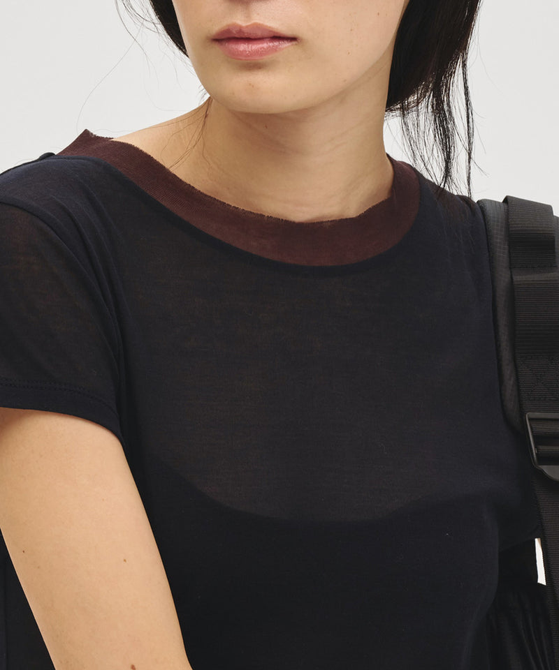 2027年5月中旬～6月上旬頃入荷予定【TODAYFUL / トゥデイフル】Sheer Fraice T-shirts / シアーフライスTシャツ