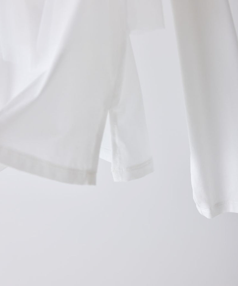 【Mewl/ミュール】ラッフルブラウス