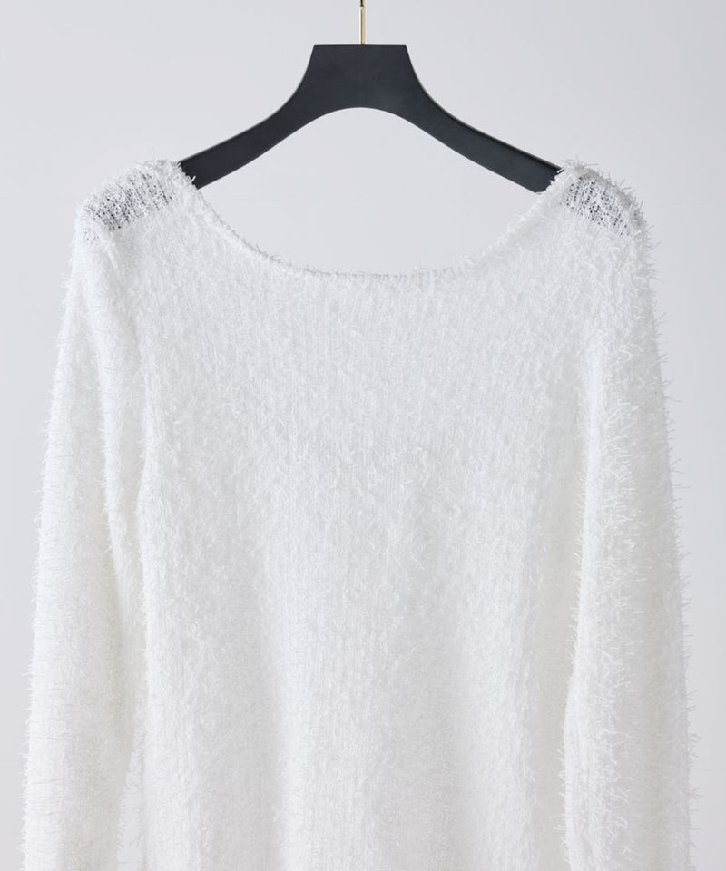 【Mewl/ミュール】ブークレーバックオープンTOPS