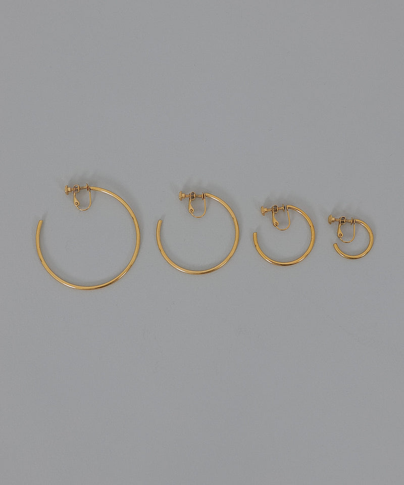 【ORLEAN】フープイヤリング 20mm