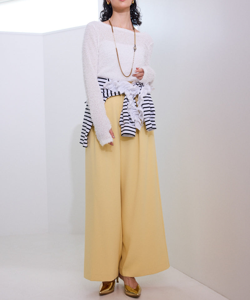 【Mewl/ミュール】ブークレーバックオープンTOPS