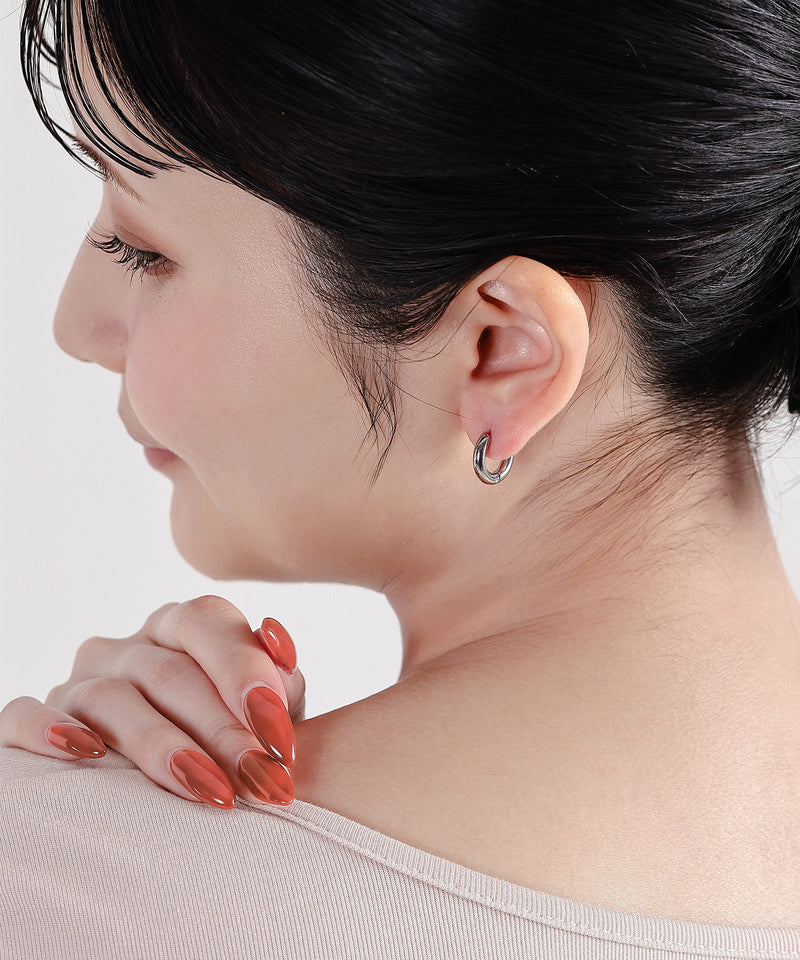 カラー：シルバー　太さ：3mm　直径：14mm