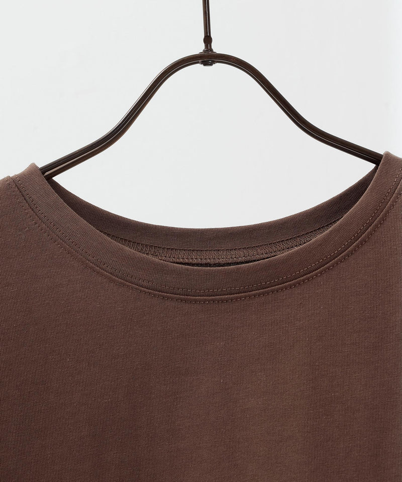 【コーデに迷わない】サテン レース レイヤード Tシャツ 半袖