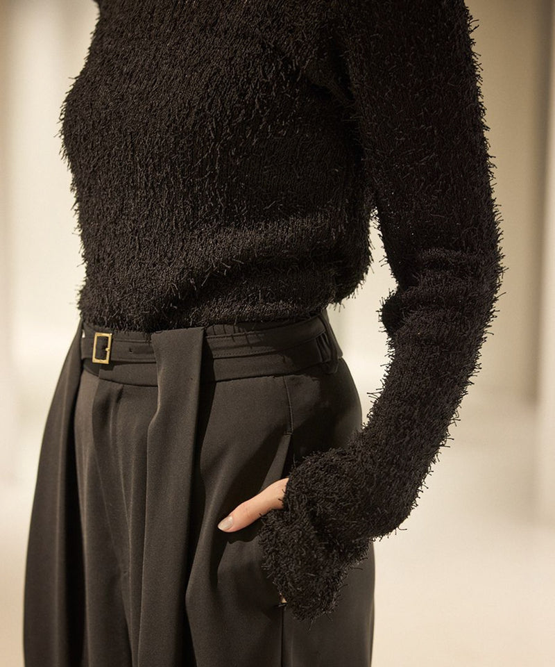 【Mewl/ミュール】ブークレーバックオープンTOPS