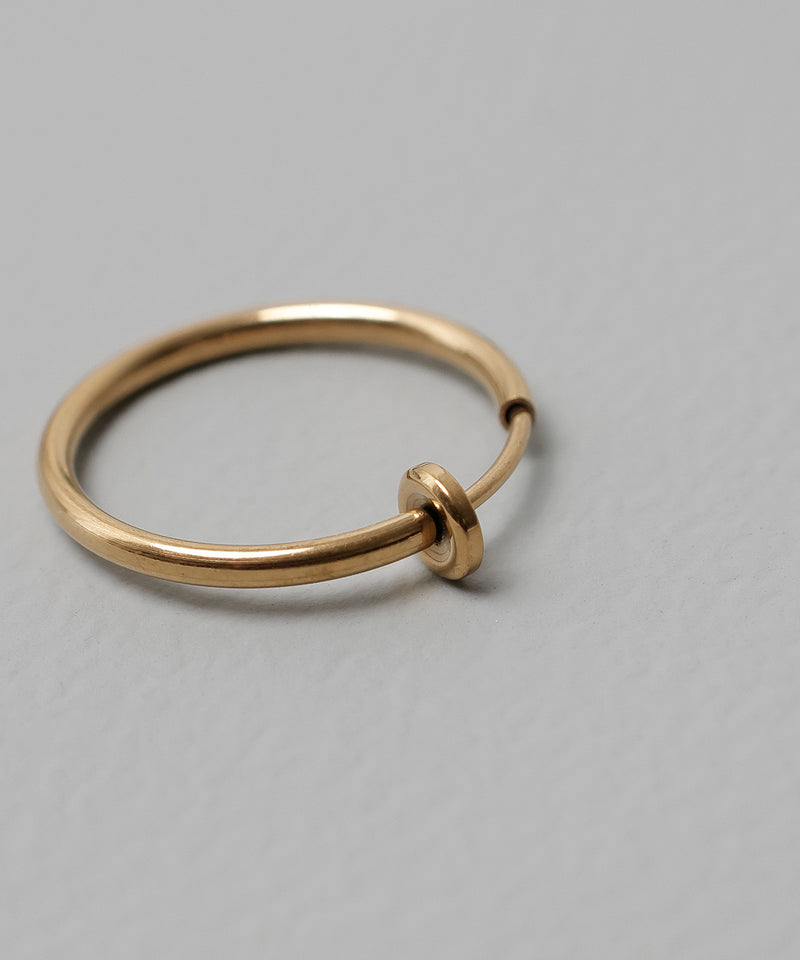 金属アレルギー対応 シンプルフープイヤリング 1.9cm 1.5cm 1.3cm ステンレス