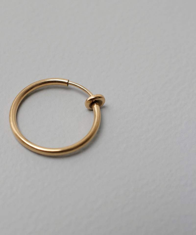 金属アレルギー対応 シンプルフープイヤリング 1.9cm 1.5cm 1.3cm ステンレス