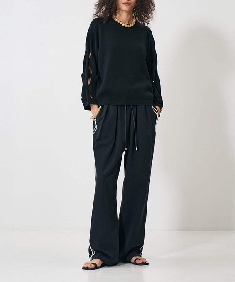 【YENN/イエン】CUT OUT PATTERN PO/カットアウトパターンプルオーバー