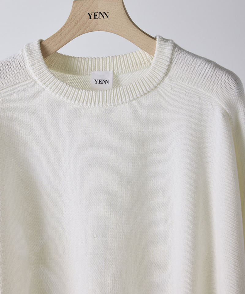 【YENN/イエン】CUT OUT PATTERN PO/カットアウトパターンプルオーバー