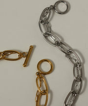 2種類のアズキチェーンのレイヤード仕様