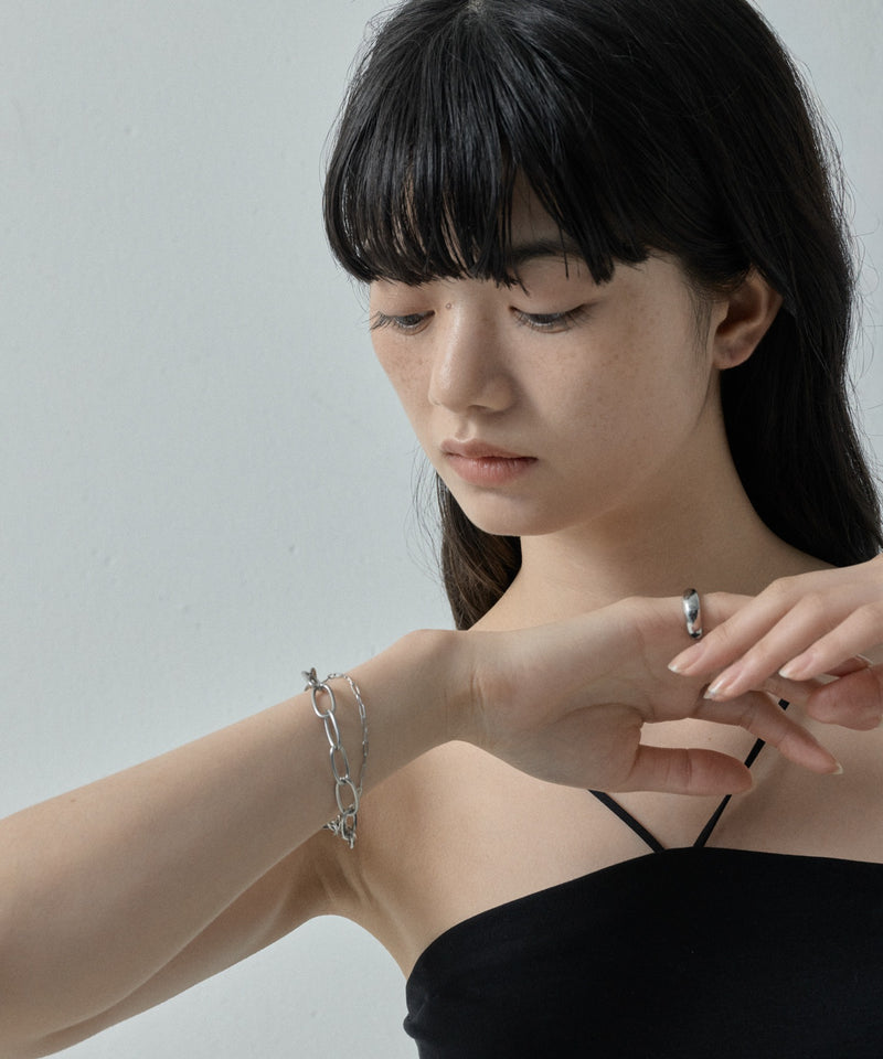 【ORLEAN】マンテルミックスチェーンブレスレット