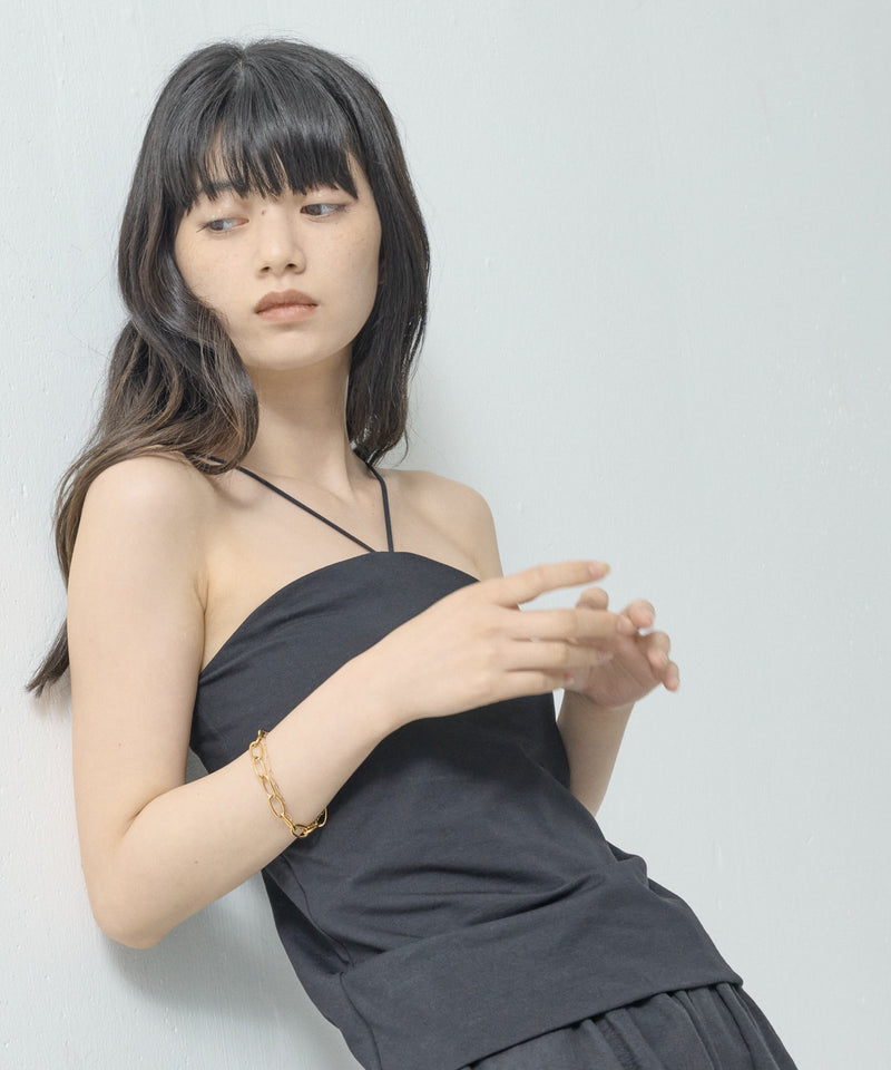 【ORLEAN】マンテルミックスチェーンブレスレット
