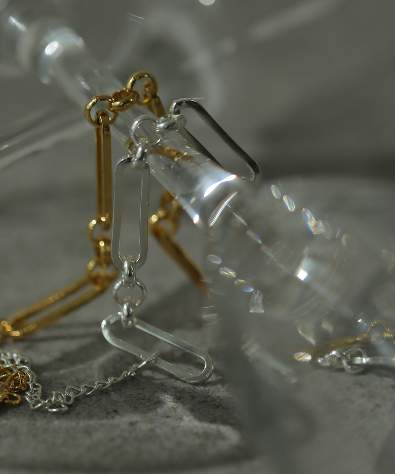 金属アレルギー対応 ボリュームチェーンブレスレット サージカルステンレス