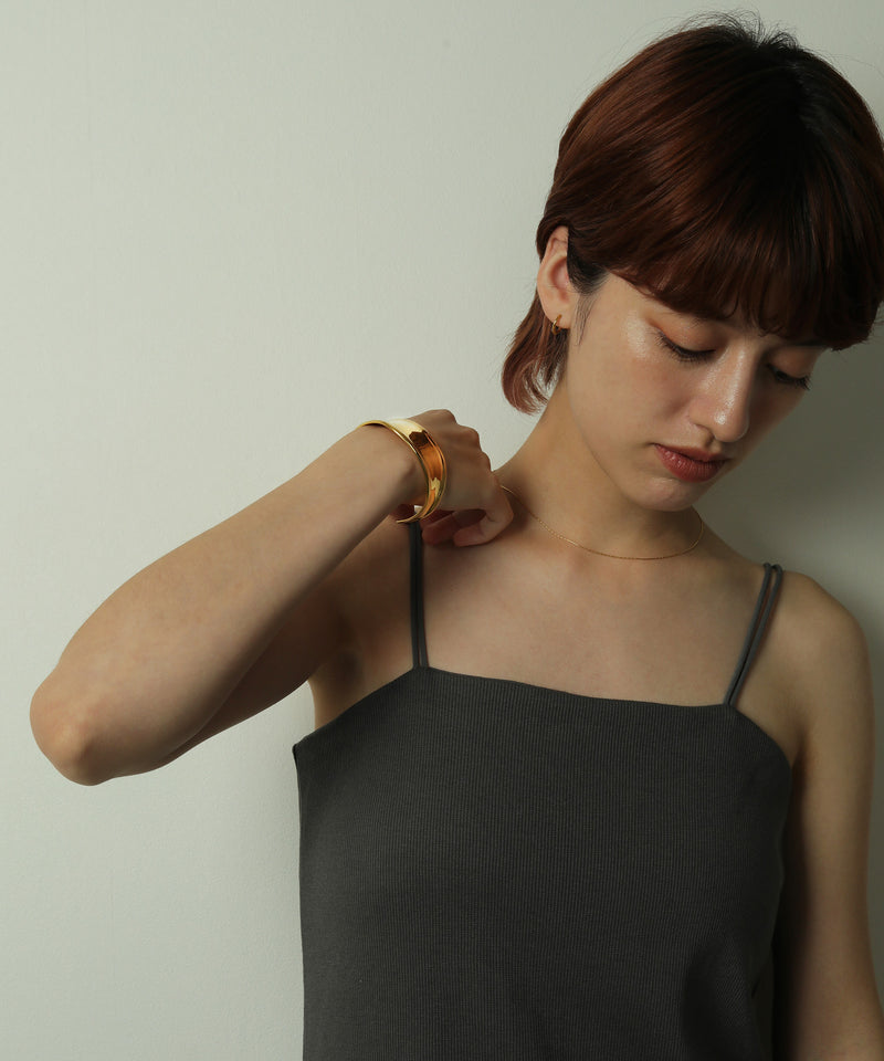 金属アレルギー対応 ボリュームニュアンスバングル サージカルステンレス