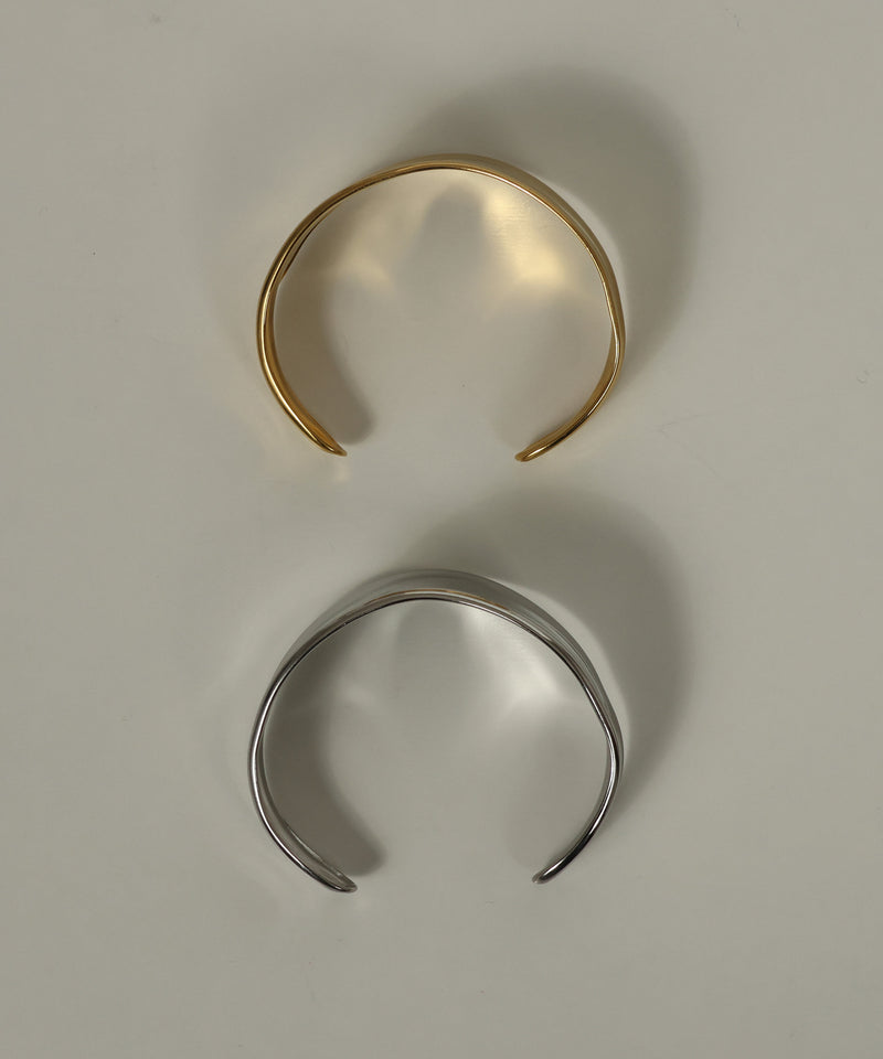 金属アレルギー対応 ボリュームニュアンスバングル サージカルステンレス