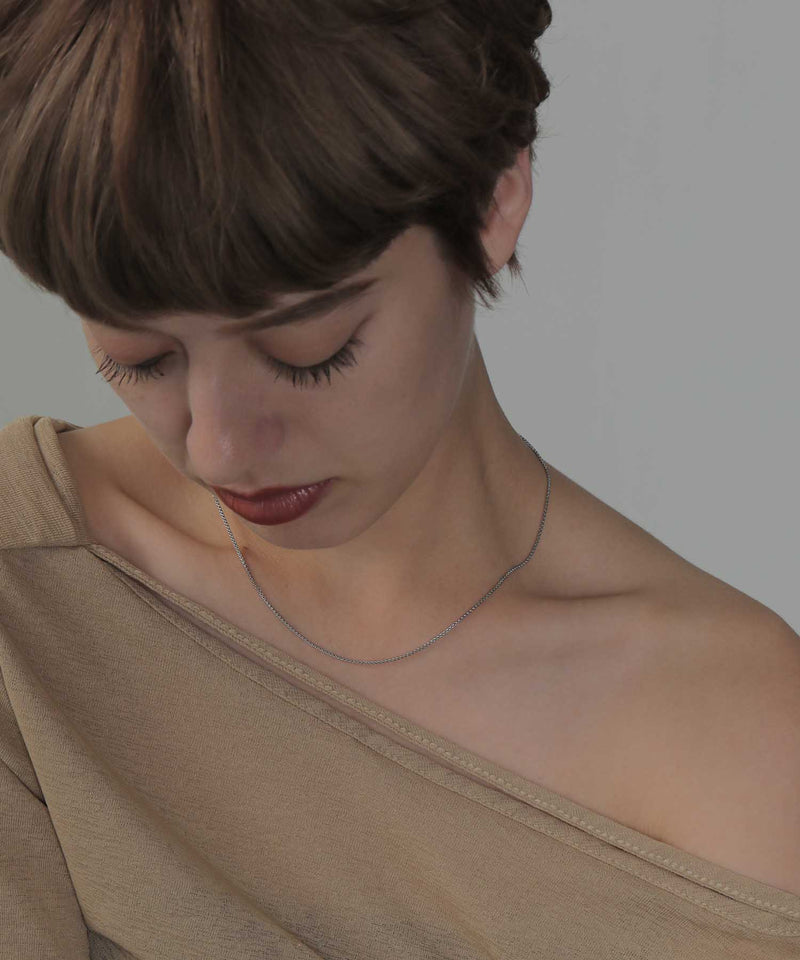 金属アレルギー対応 ラウンドベネチアンチェーンネックレス サージカルステンレス