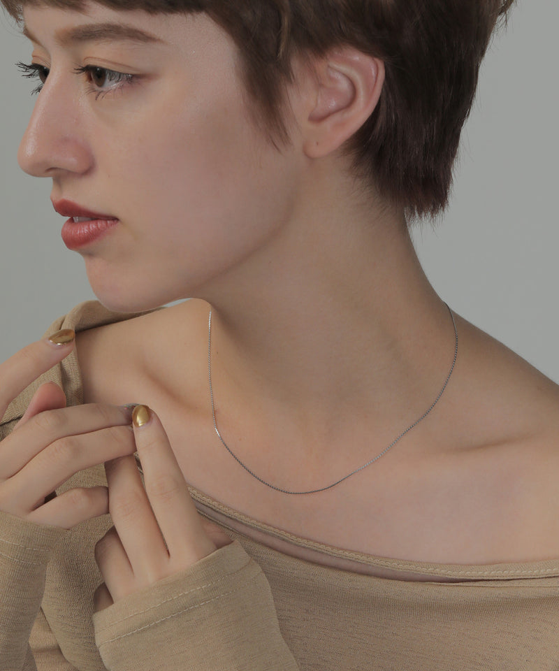 金属アレルギー対応 ラウンドベネチアンチェーンネックレス サージカルステンレス