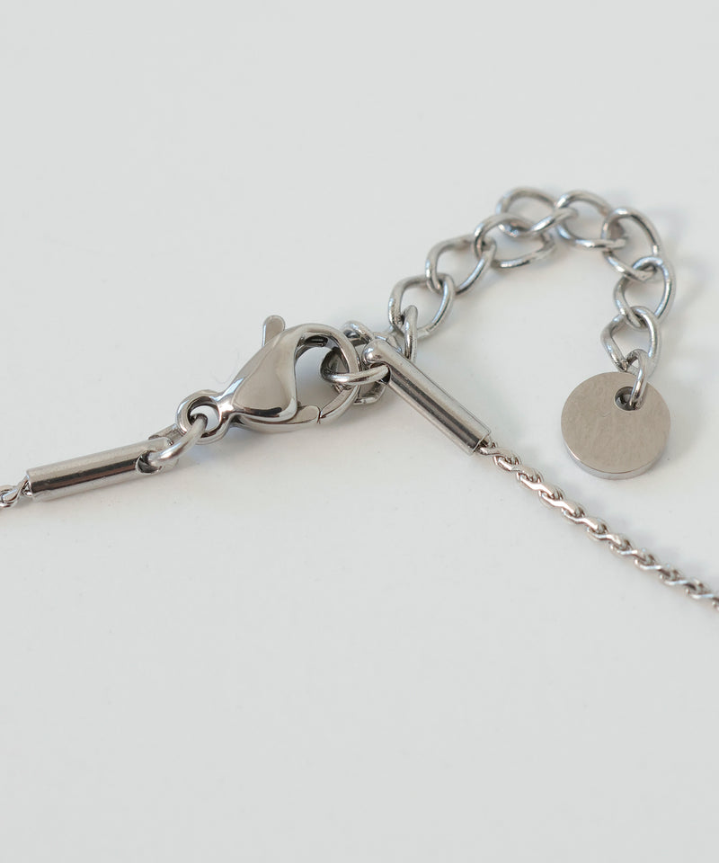 金属アレルギー対応 ニュアンスハートトップネックレス サージカルステンレス