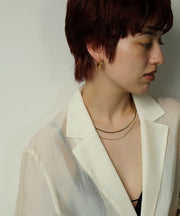 汗や水に強く変色しにくいためお風呂や温泉、海でもつけっぱなし◎