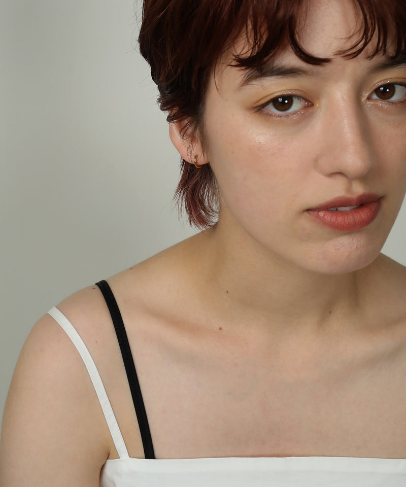 金属アレルギー対応 シンプルフープピアス 9mm 両耳用 サージカルステンレス ユニセックス