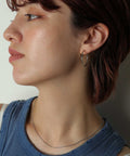 金属アレルギー対応 シンプルフープピアス 25mm 316L