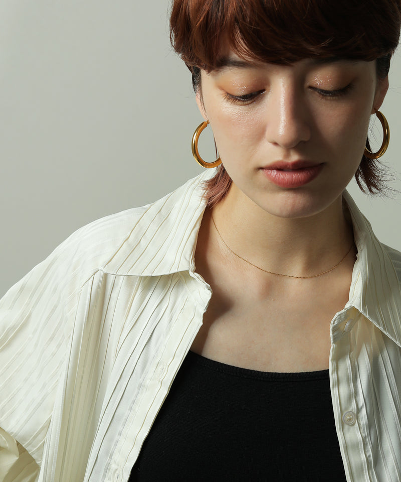 汗や水に強く変色しにくいためお風呂や温泉、海でもつけっぱなし◎