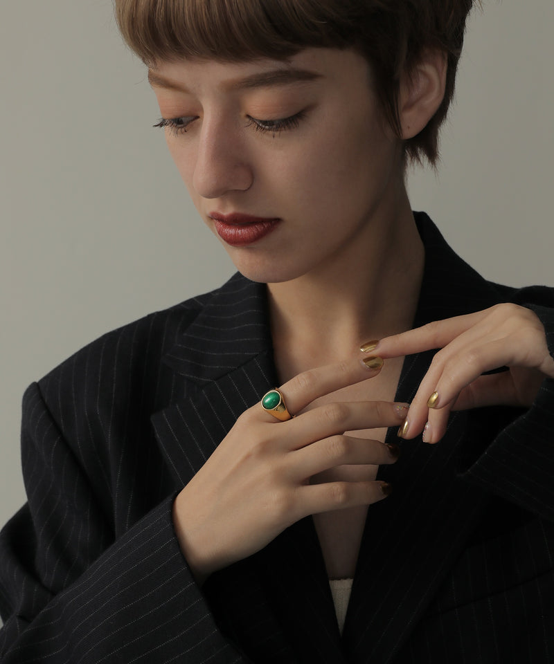 金属アレルギー対応 ストーンリング サージカルステンレス