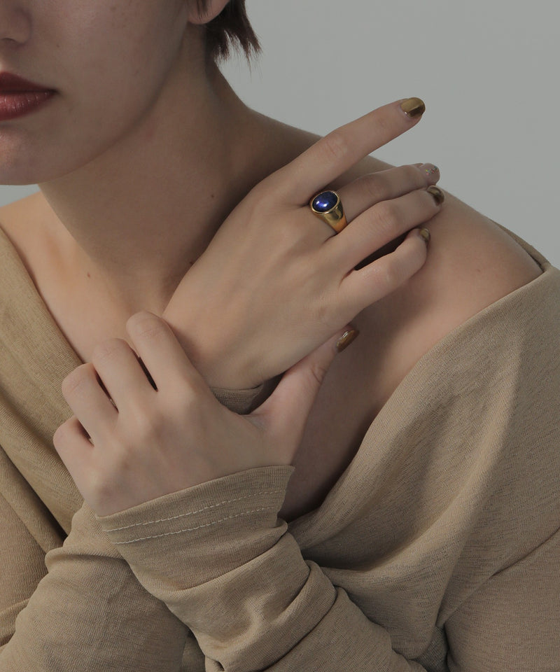 金属アレルギー対応 ストーンリング サージカルステンレス