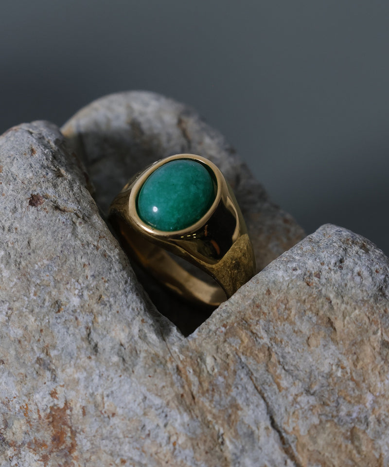 金属アレルギー対応 ストーンリング サージカルステンレス