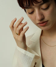 存在感のある幅広リング