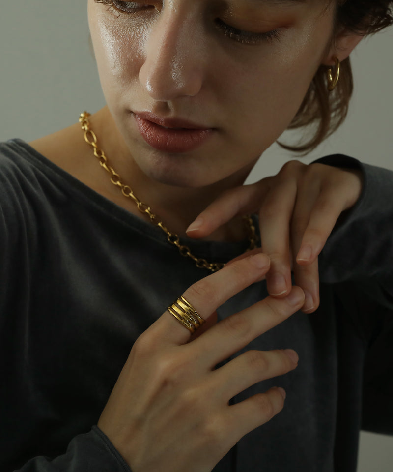 ネックレス：swn27085ogg<br> ピアス：swp34085ogg