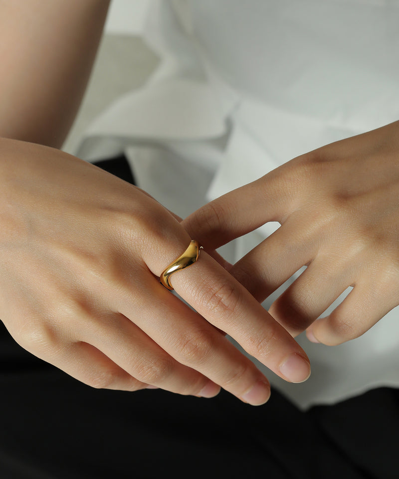 金属アレルギー対応 ニュアンスドロップリング 11号 サージカルステンレス