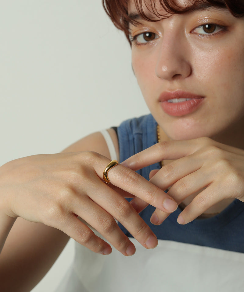 金属アレルギー対応 ニュアンスドロップリング 11号 サージカルステンレス