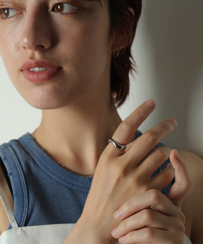 金属アレルギー対応 ニュアンスドロップリング 11号 サージカルステンレス