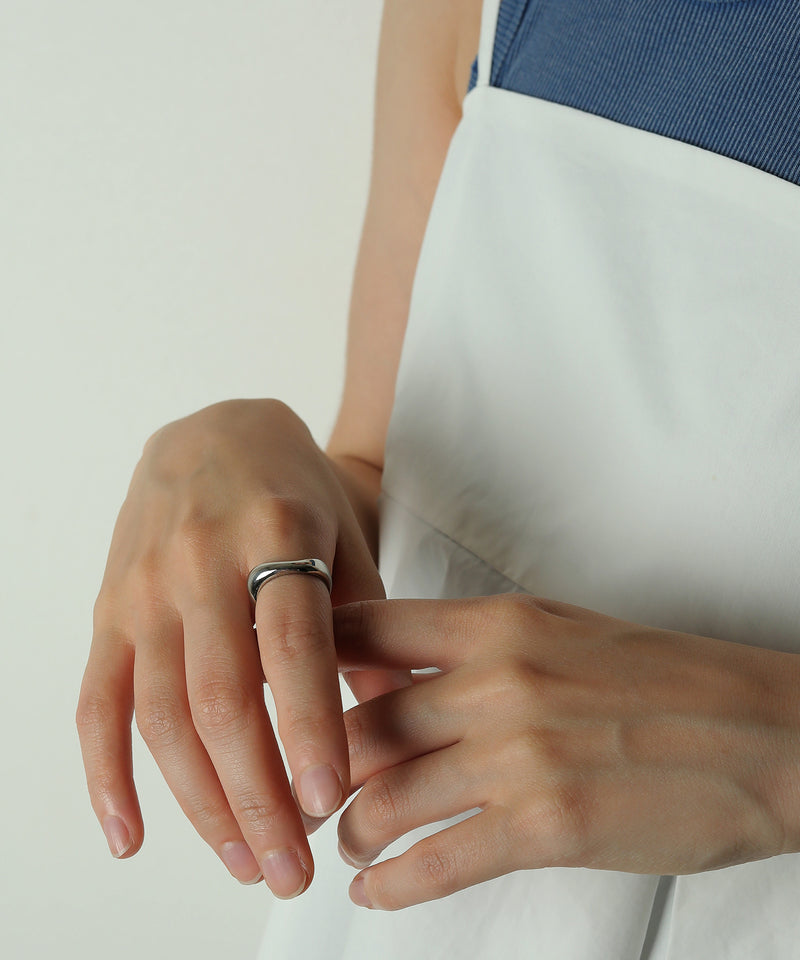 金属アレルギー対応 ニュアンスドロップリング 11号 サージカルステンレス